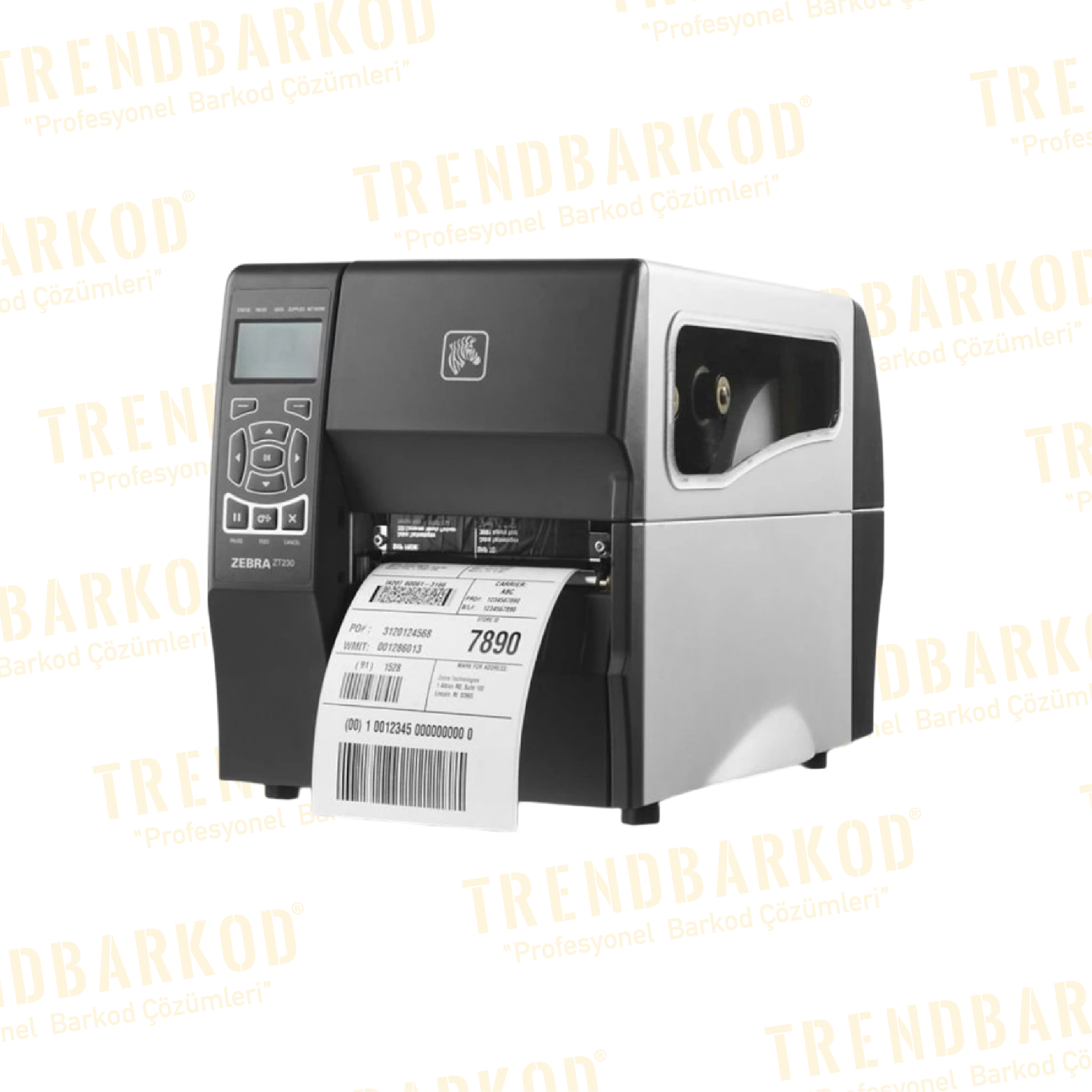 Zebra ZT230 Barkod Yazıcı (203 DPI) - Ethernet Bağlantılı